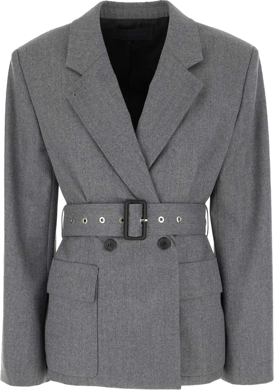 Lanvin Grey wool blazer Grijs