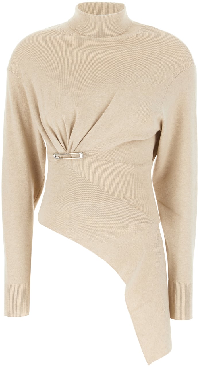 Lanvin Sand virgin wool blend sweater Beige