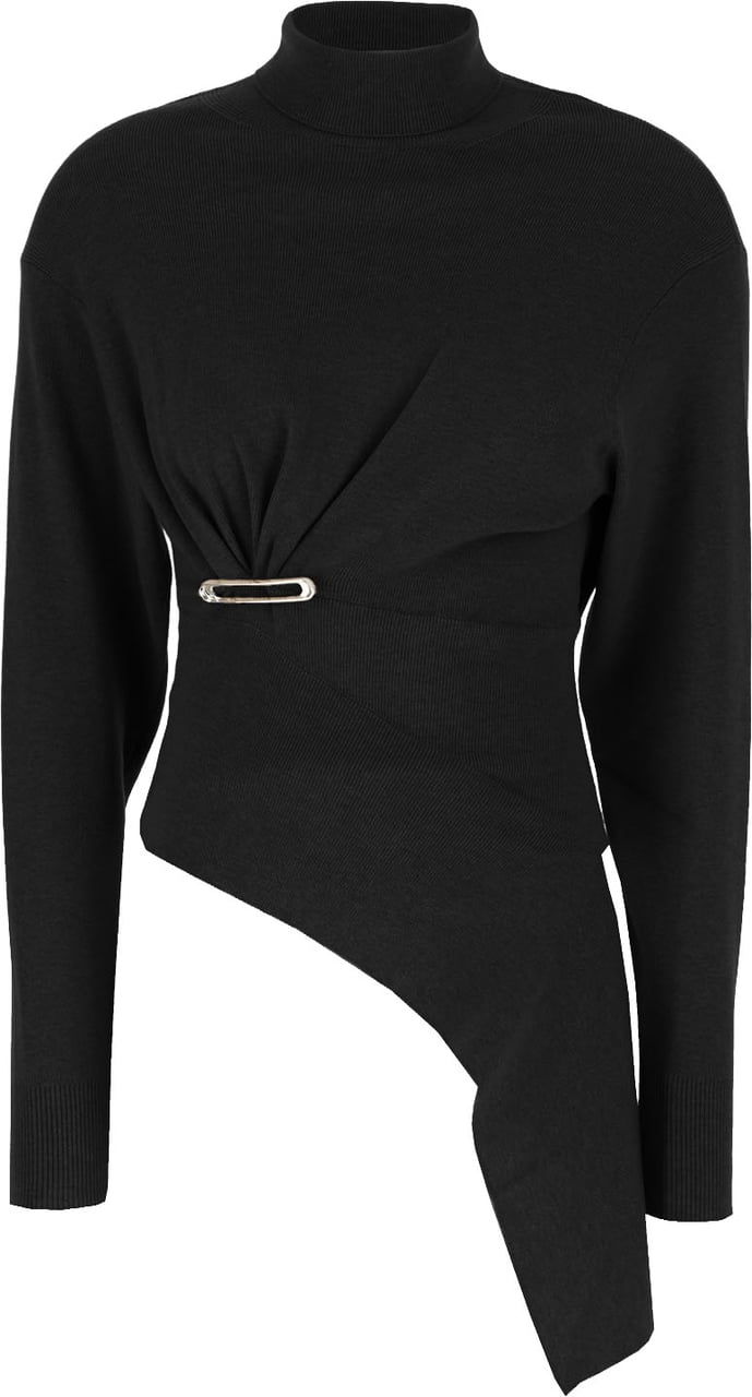 Lanvin Black wool blend sweater Zwart