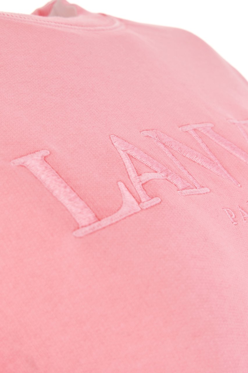 Lanvin Lanvin Pink cotton oversize sweatshirt Roze