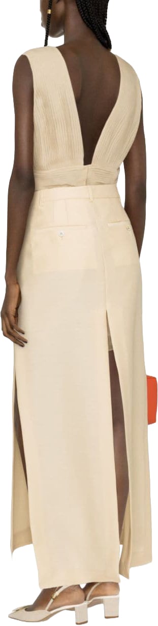 Lanvin Skirts Beige Wit