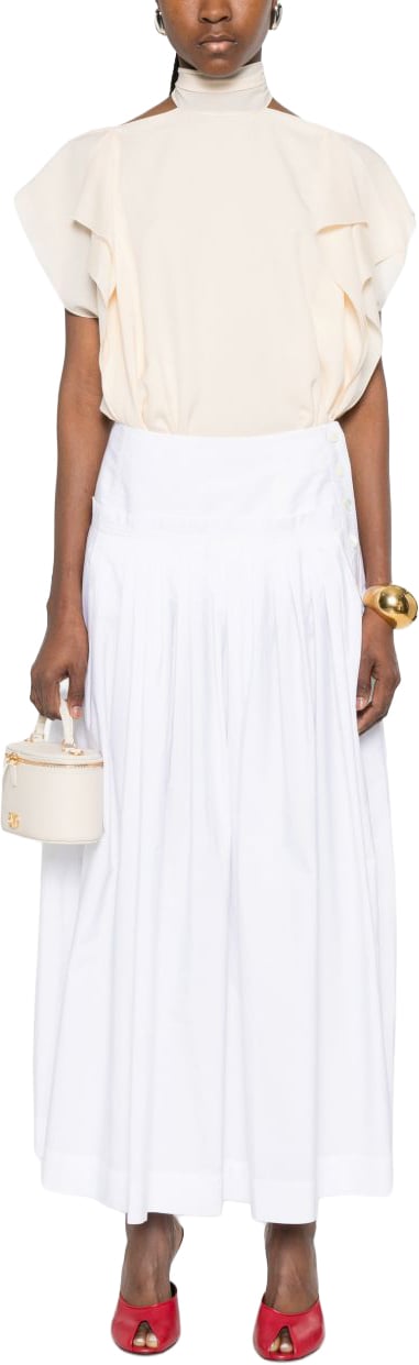 Lanvin Skirts Blanc Wit