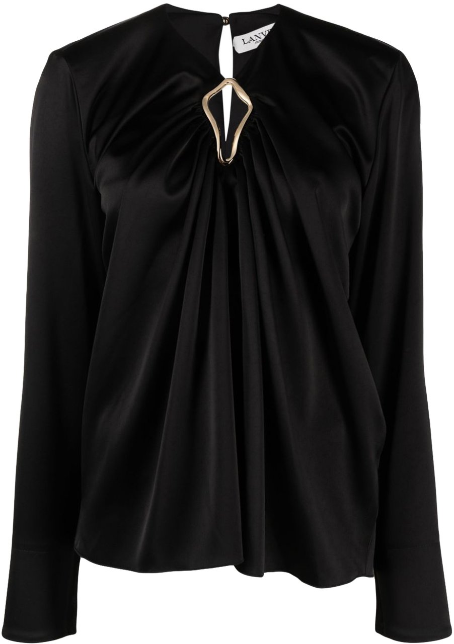 Lanvin Top Black Zwart