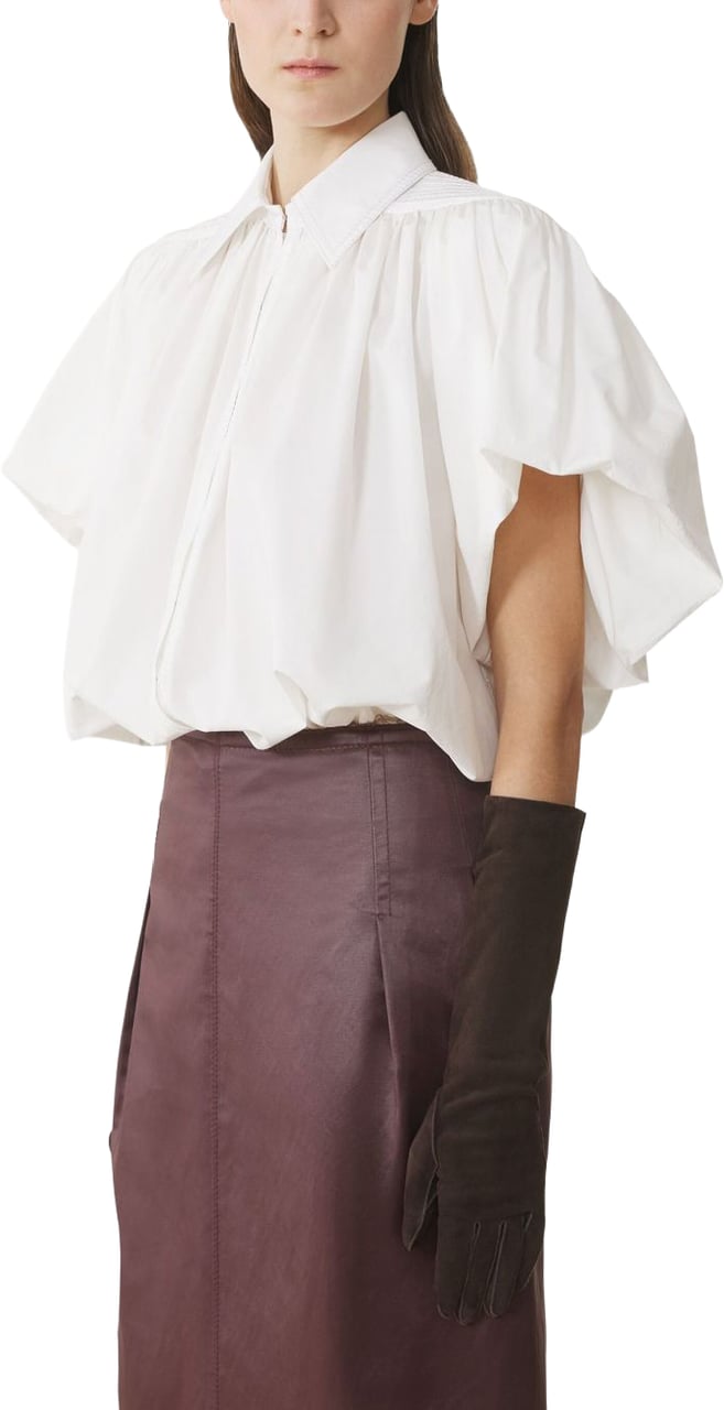 Lanvin White Cotton Top Wit