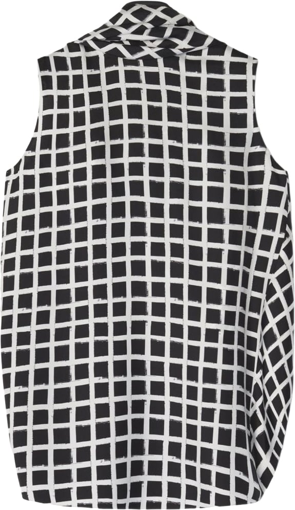 Lanvin Top White/Black Divers