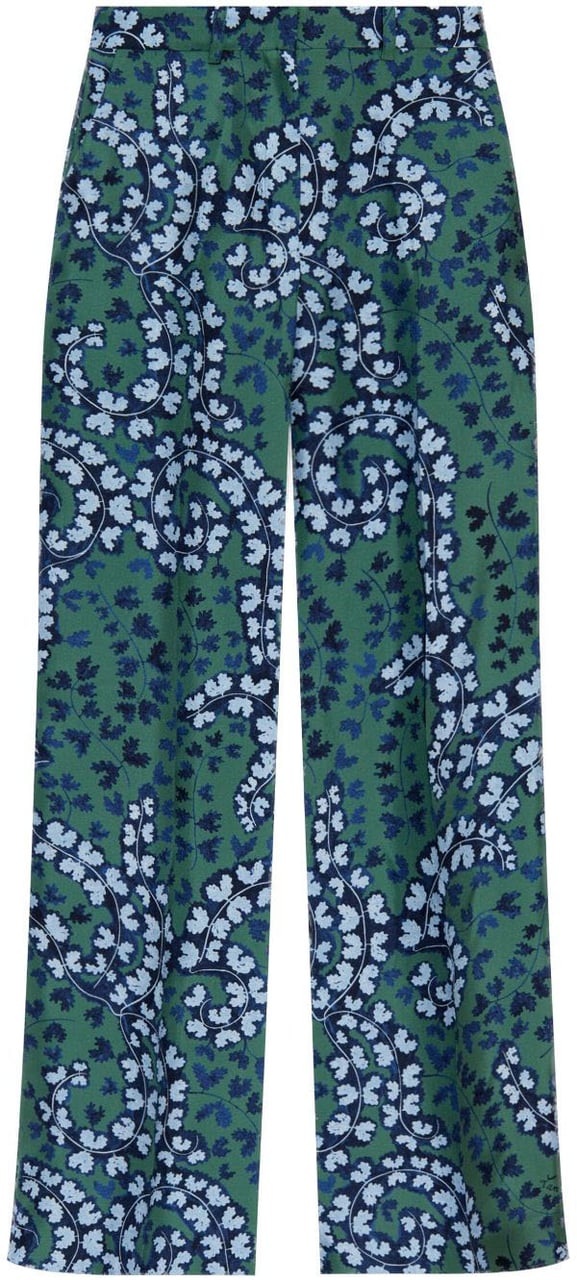 Lanvin Trousers Meleze Blauw