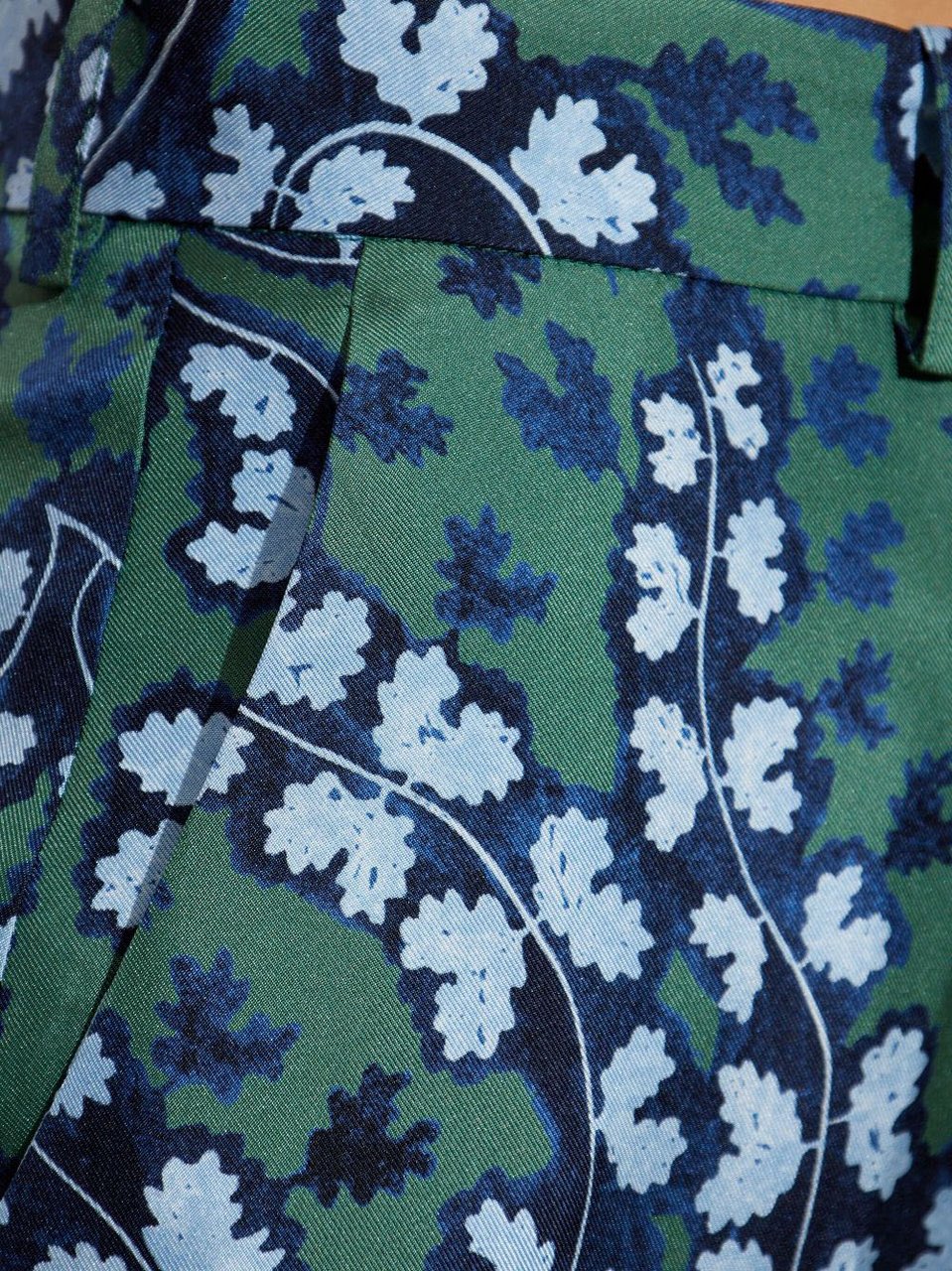 Lanvin Trousers Meleze Blauw