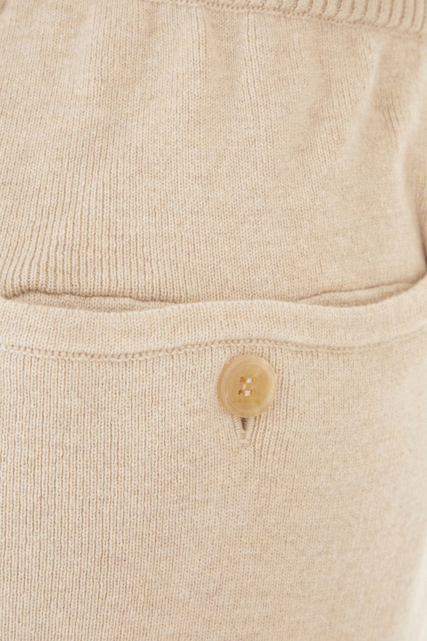 Lanvin Sand wool blend pants Neutraal