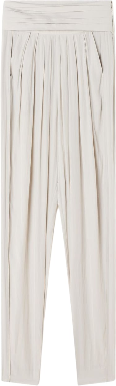 Lanvin Trousers Blanc Casse Wit
