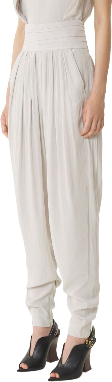 Lanvin Trousers Blanc Casse Wit