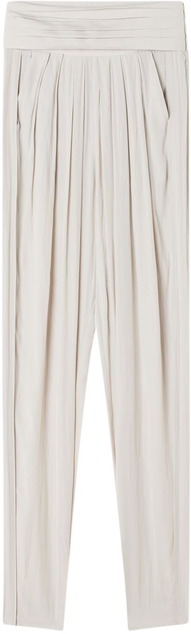 Lanvin Trousers Blanc Casse Beige