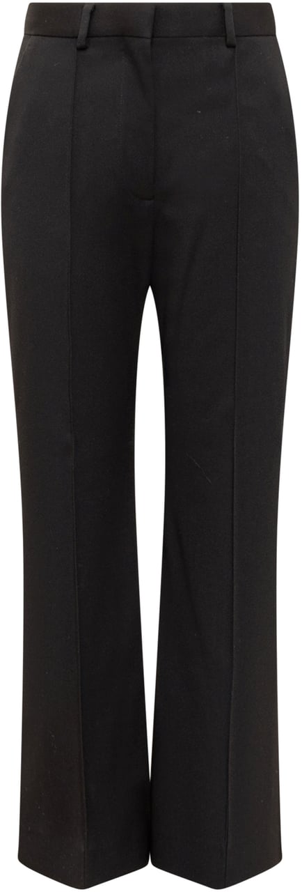 Lanvin Pantaloni Flared Zwart