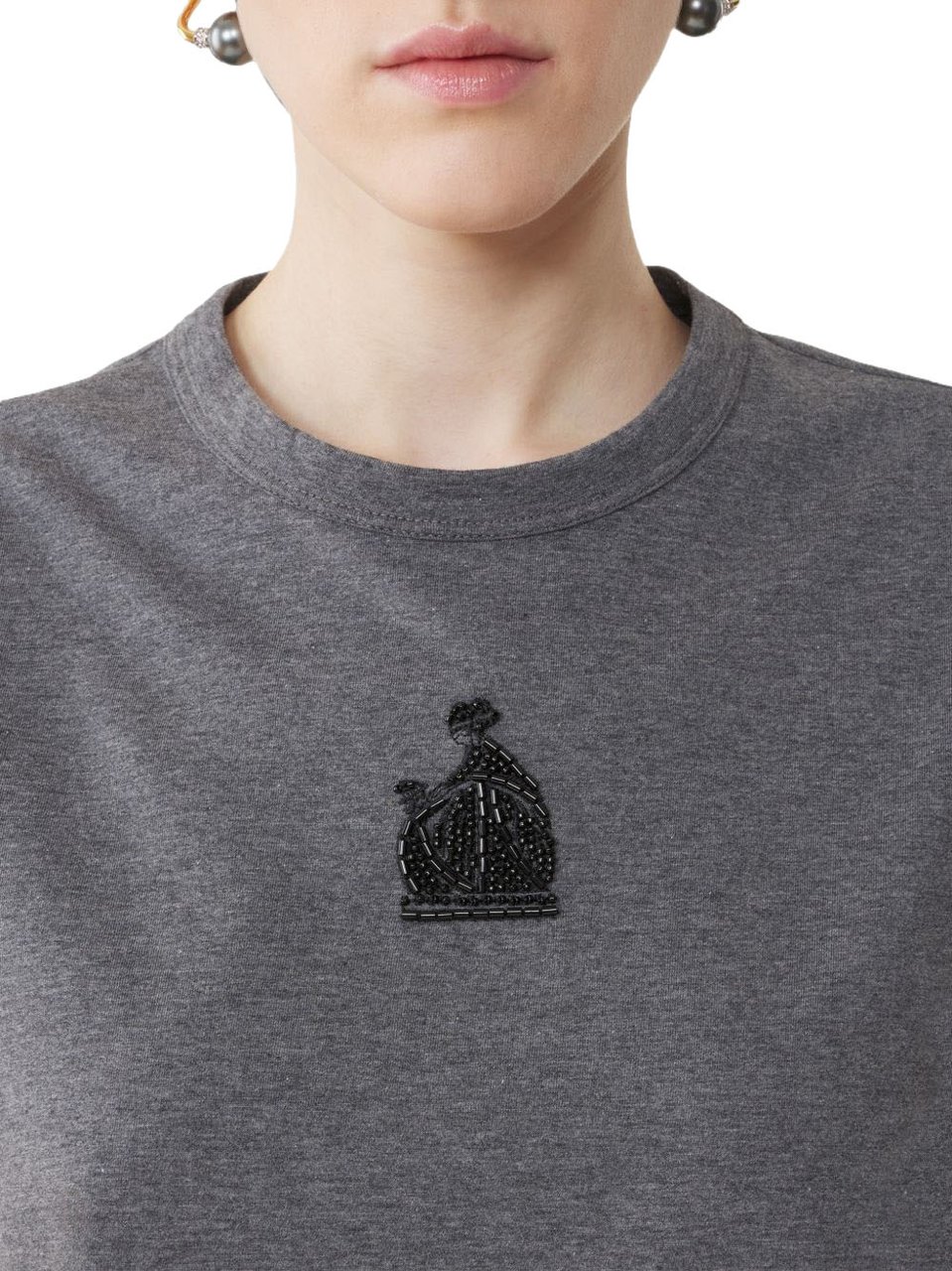 Lanvin Top Dark Grey Donkergrijs