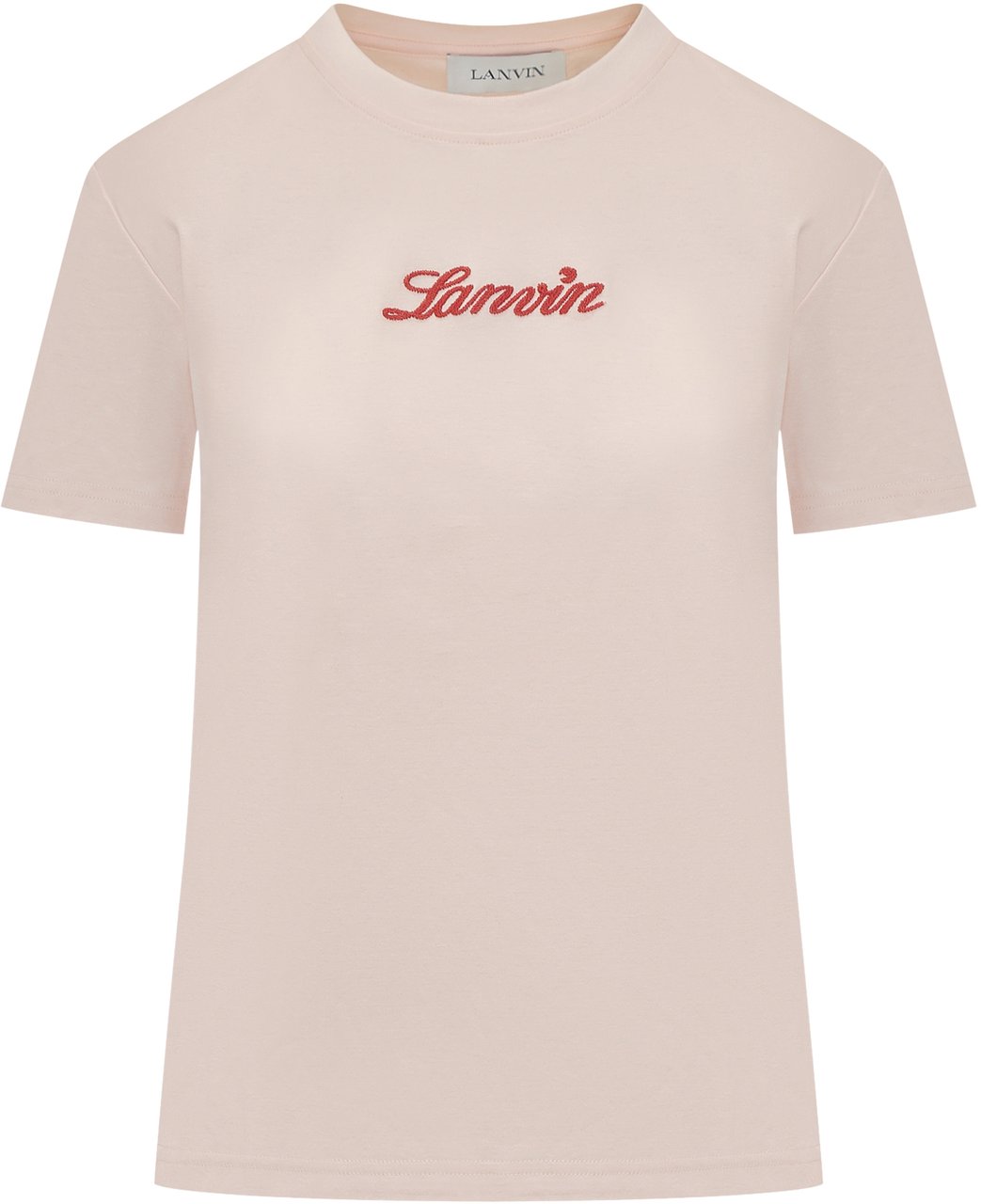 Lanvin T-Shirt con Logo Roze