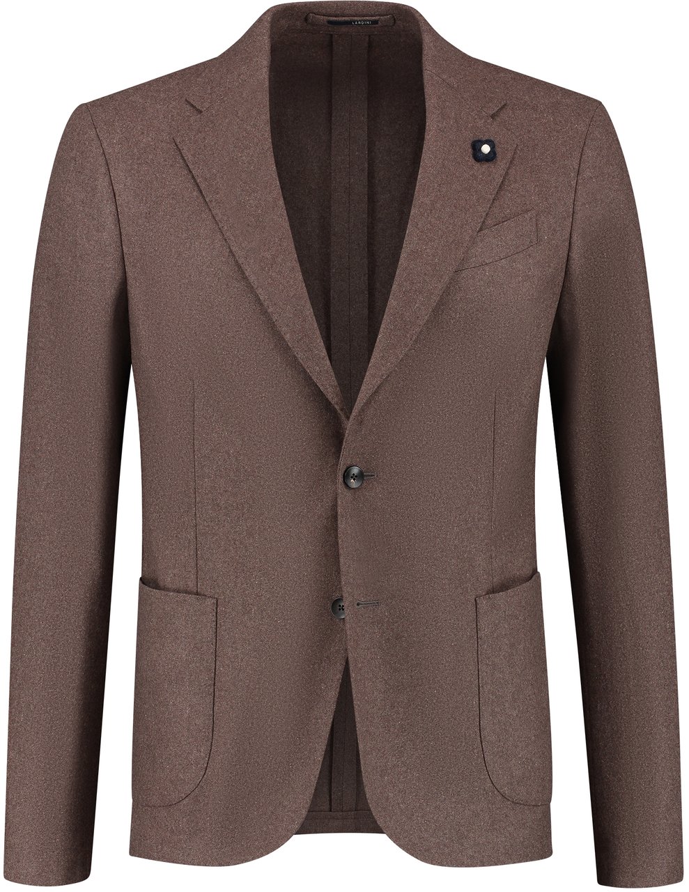 Lardini Man Jacket Easy Drop Reg Bruin