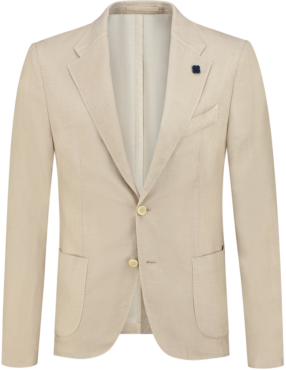 Lardini Man Jacket Dyed Drop  Reg Beige