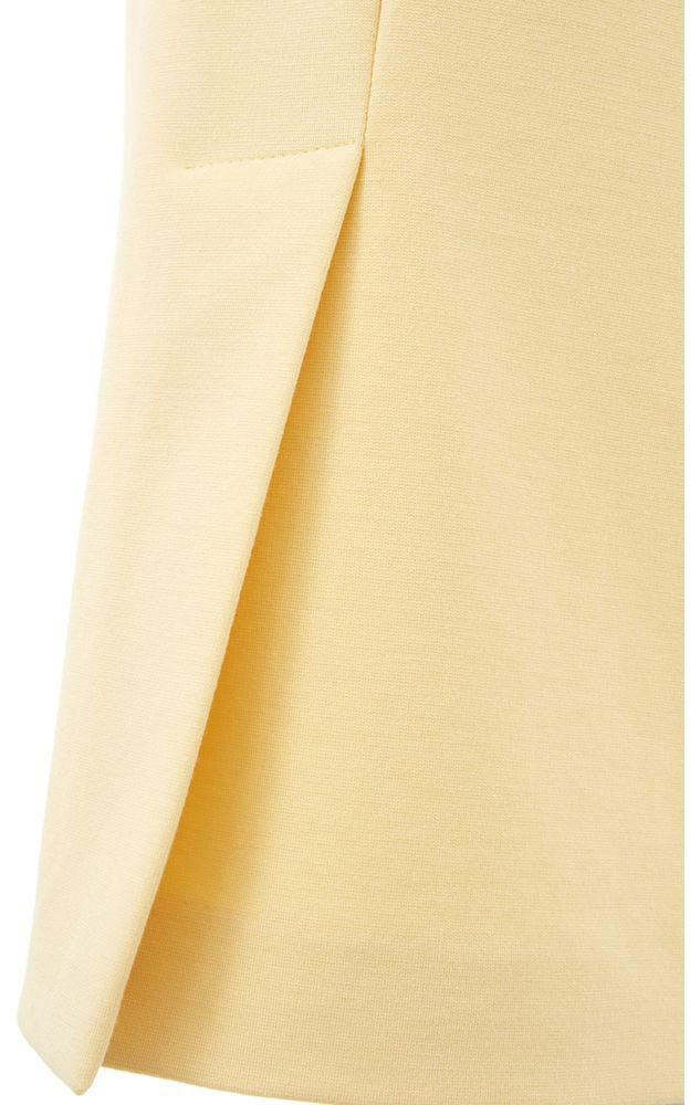 Lardini Yellow Pencil Skirt Divers