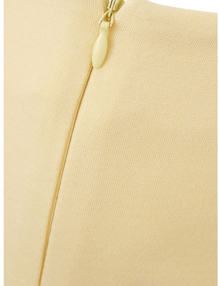 Lardini Yellow Pencil Skirt Divers