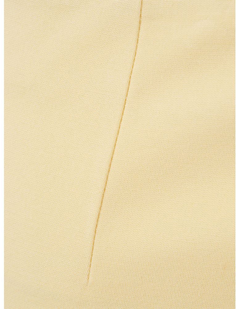 Lardini Yellow Pencil Skirt Divers