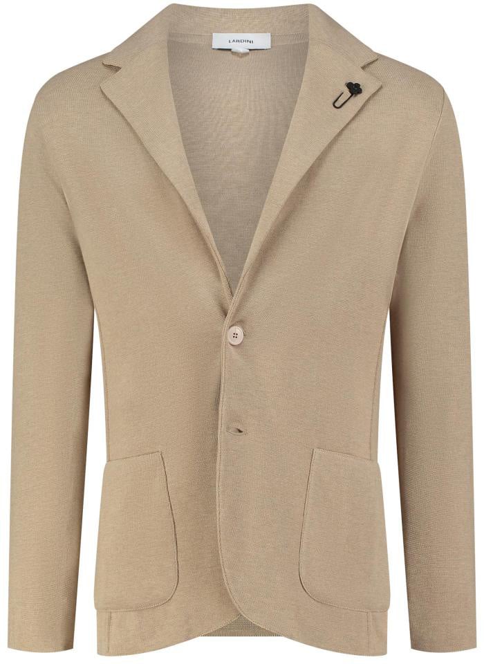 Lardini Man Knit Jacket Beige