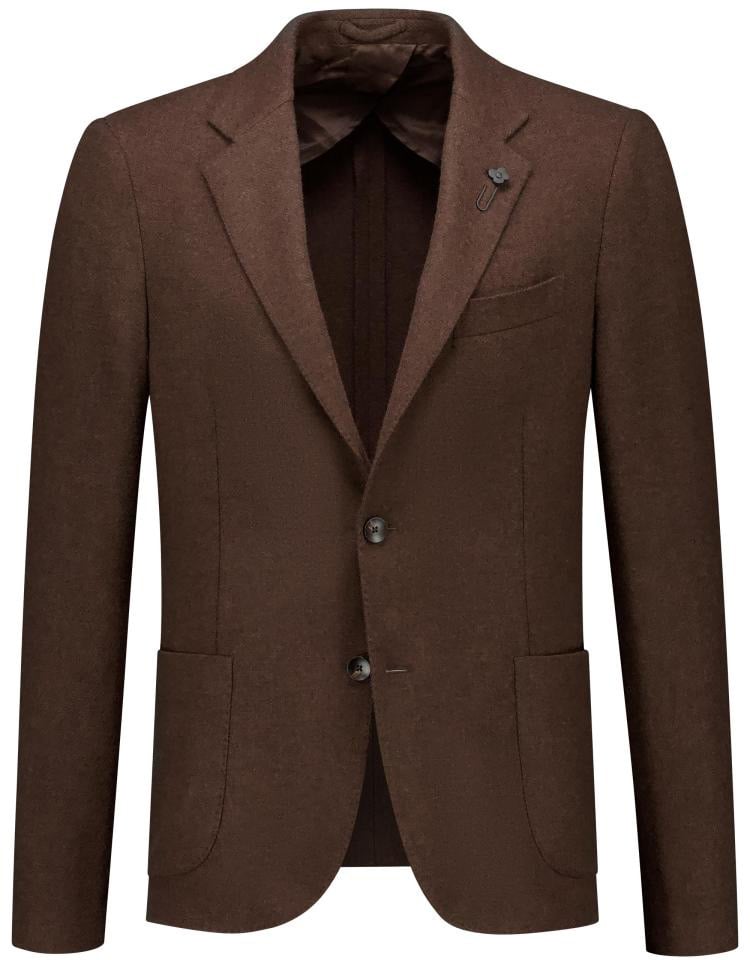 Lardini Man Jacket Special Line Drop  Reg Bruin