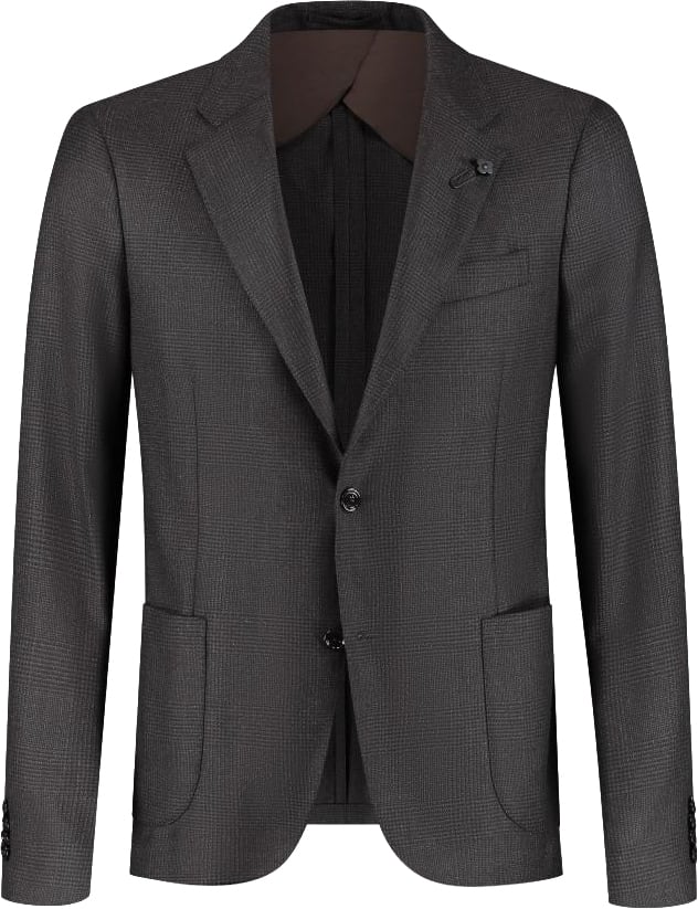 Lardini Man Jacket Iconic Drop Reg Bruin