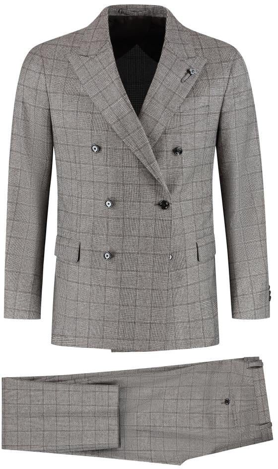 Lardini Man Suit Iconic Drop Reg Bruin