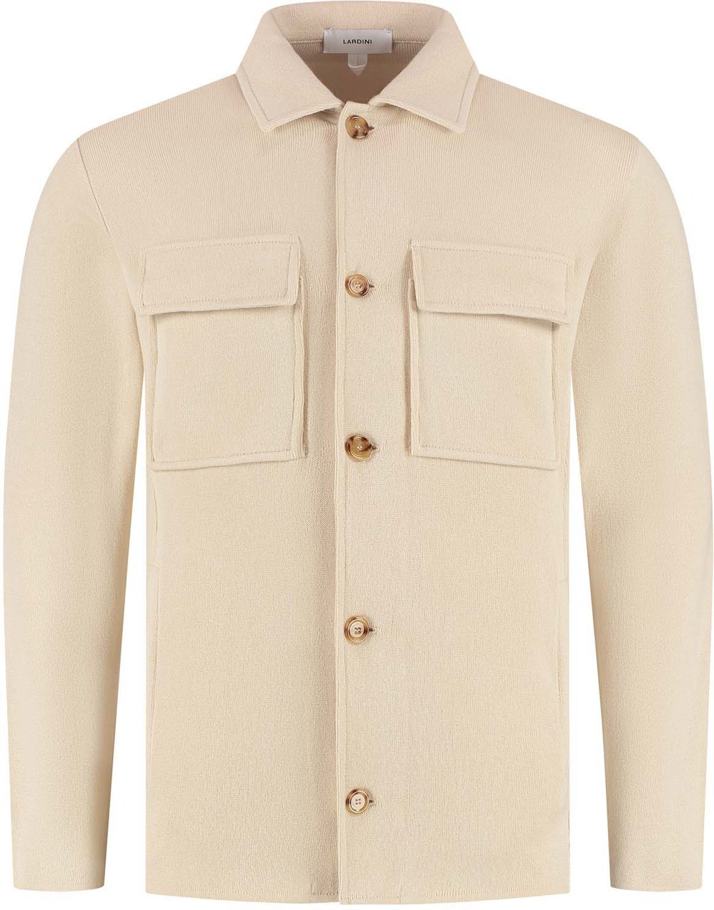 Lardini Man Knit Jacket Beige