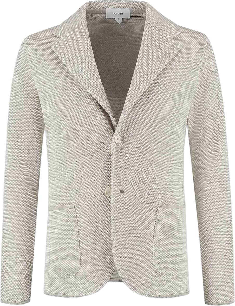 Lardini Man Knitted Jacket Beige