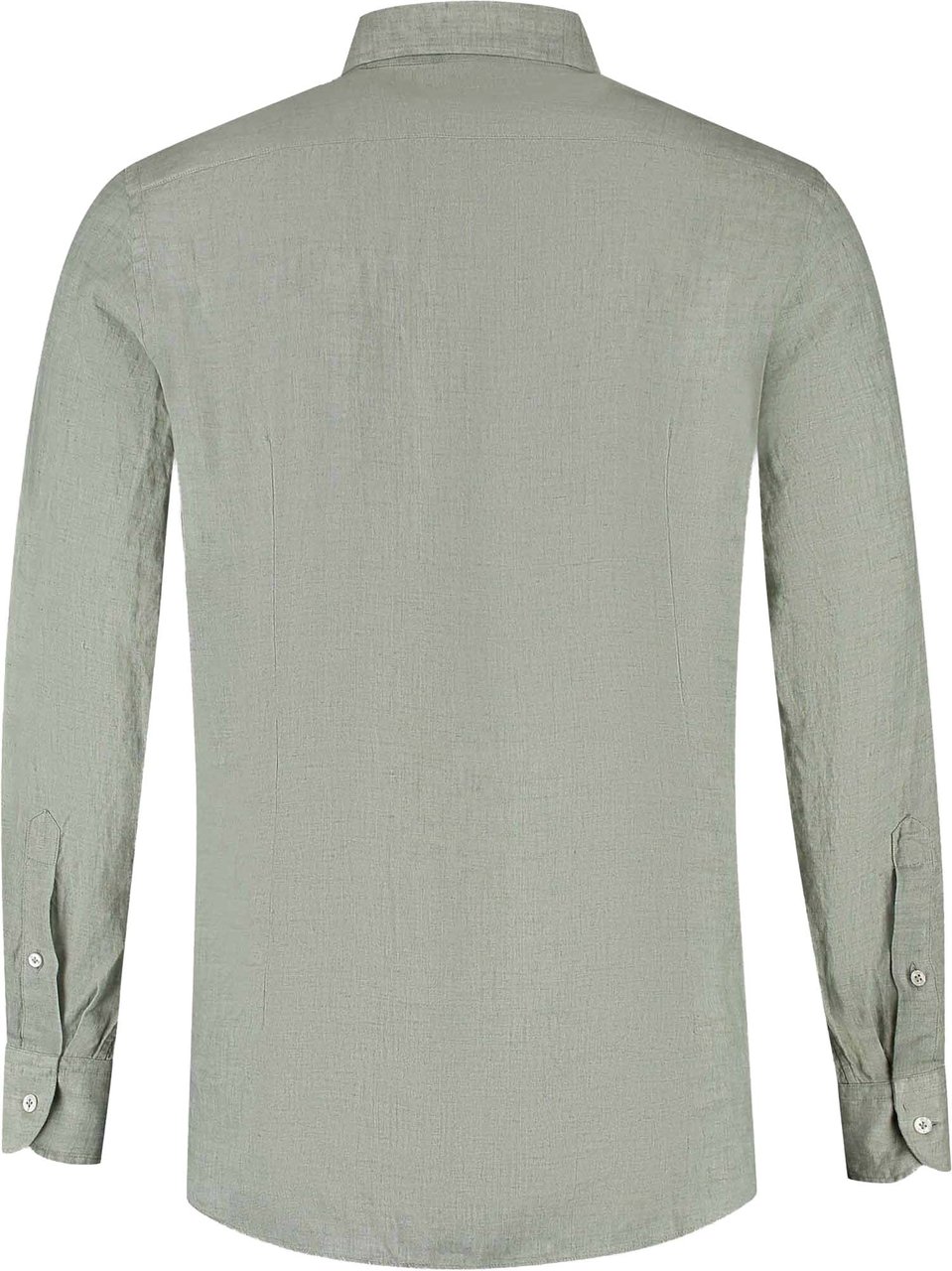 Lardini Man Shirt Washed Groen