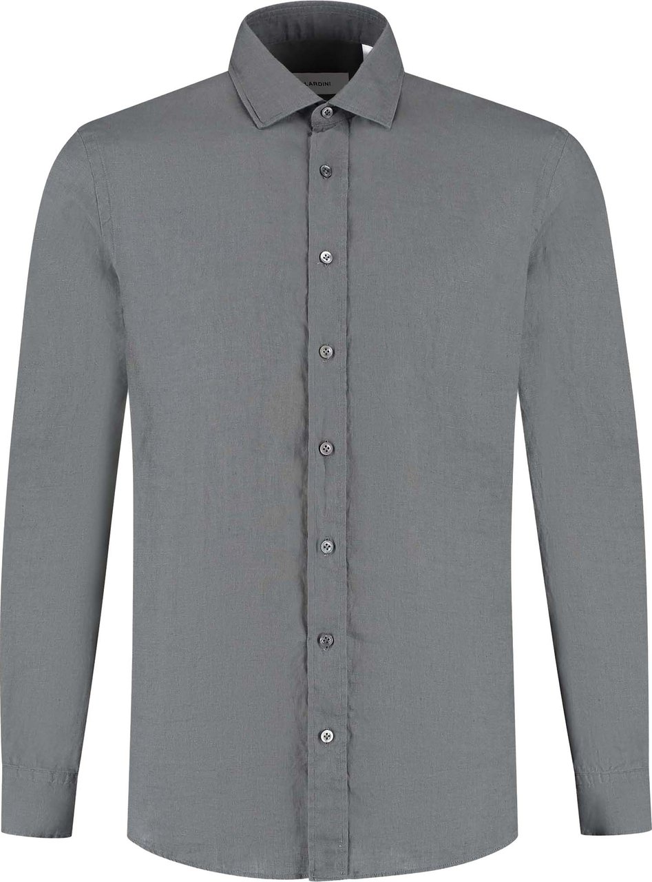 Lardini Man Shirt Washed Groen