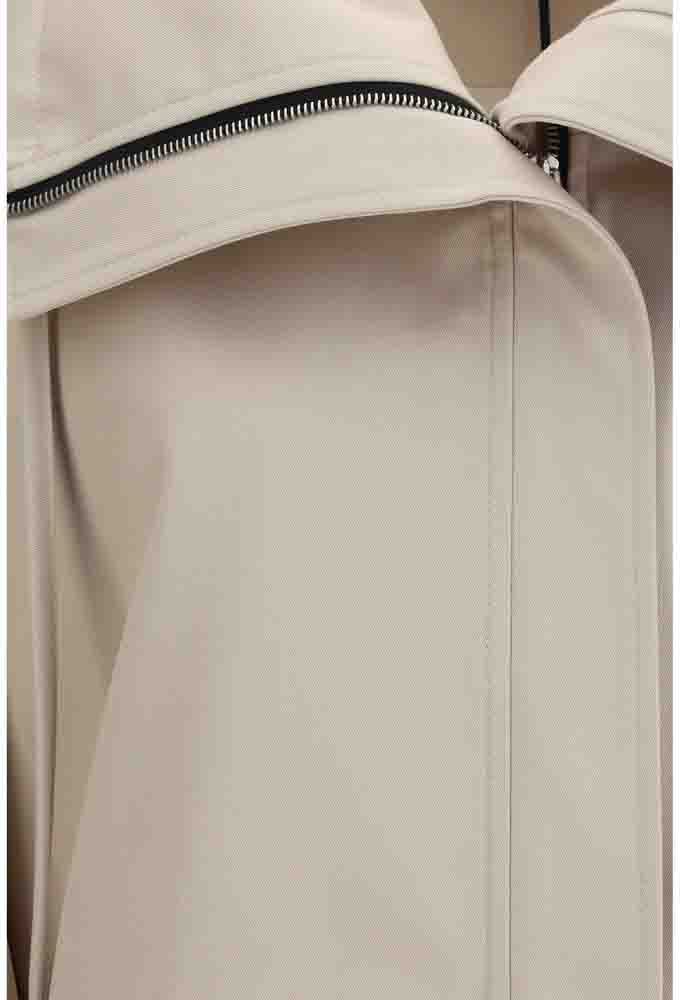 Lardini Beige Polyester Full-Length Jacket Beige