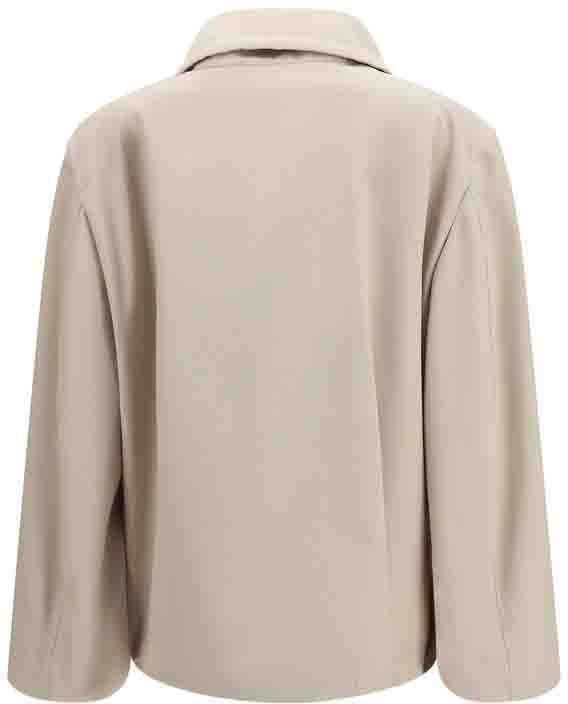 Lardini Beige Polyester Full-Length Jacket Beige
