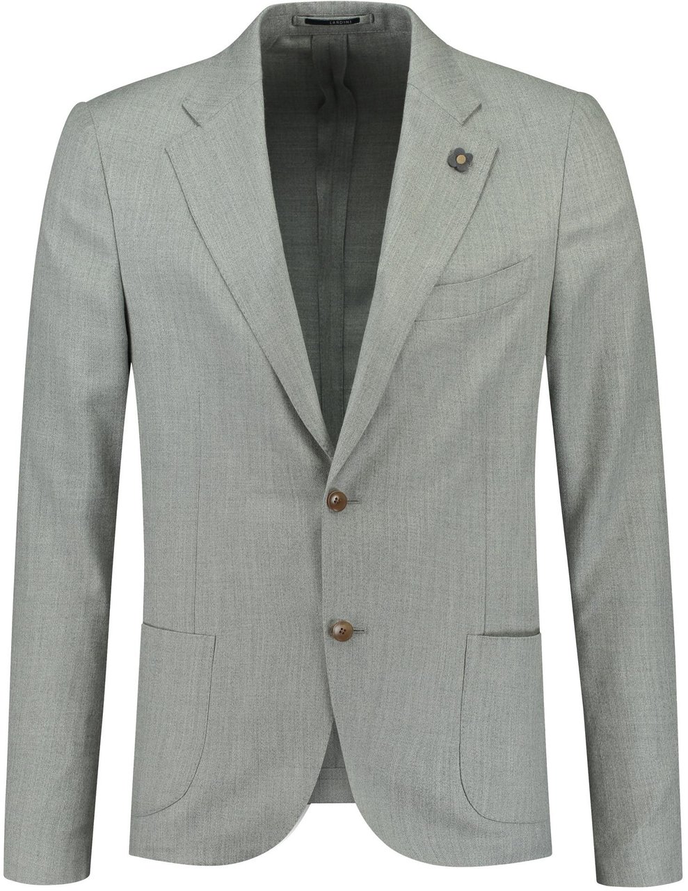 Lardini Man Jacket Special Line Drop Reg Grijs