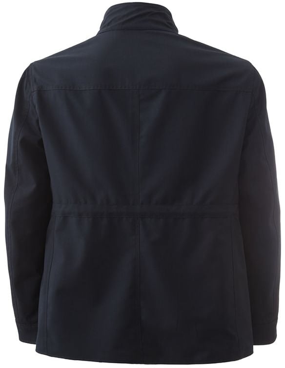 Lardini Blue Wool Coat Blauw