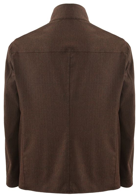 Lardini Blue Wool Coat Blauw