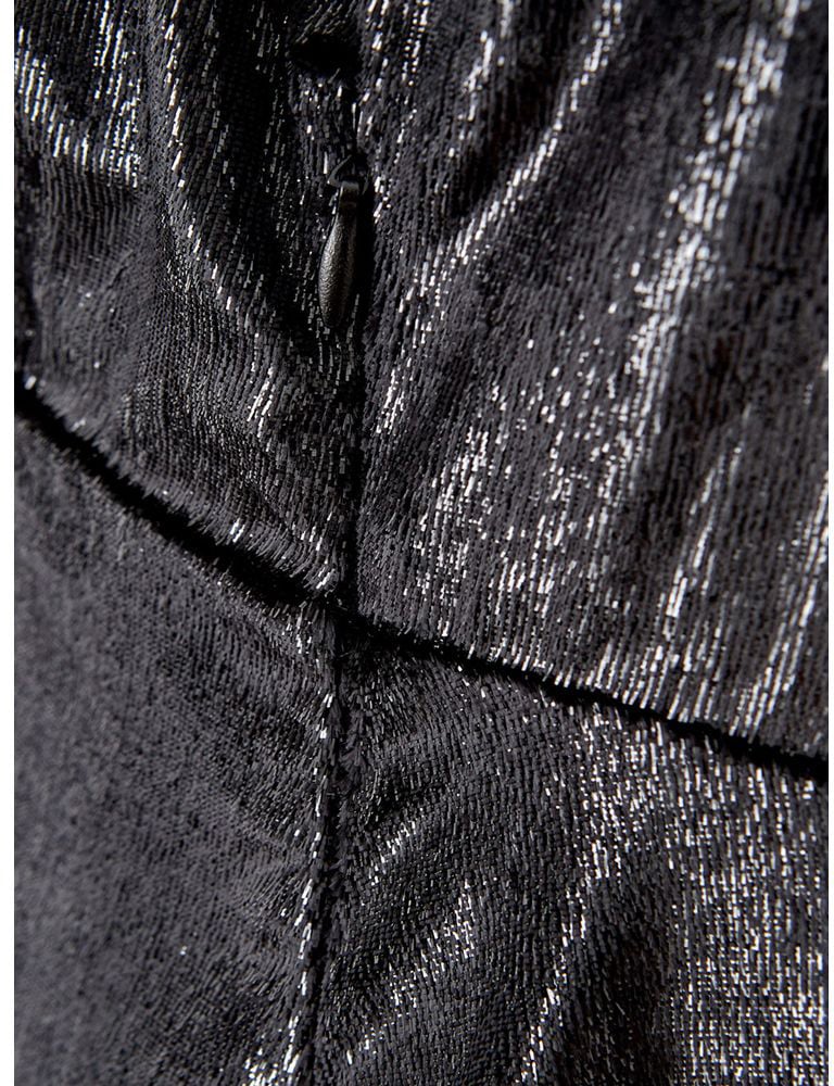 Lardini Black Polyester Cocktail Dress Zwart