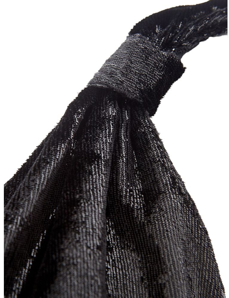 Lardini Black Polyester Cocktail Dress Zwart