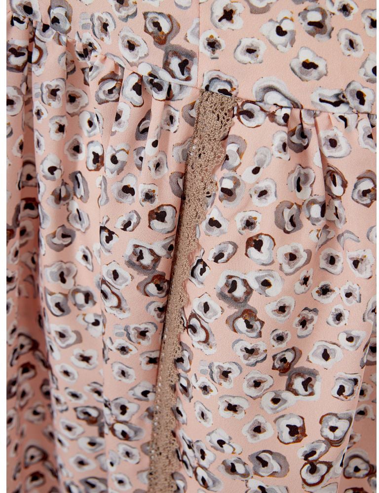 Lardini Pink Acetate Casual Dress Roze