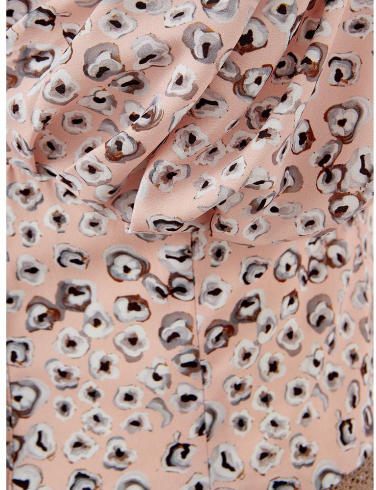 Lardini Pink Acetate Casual Dress Roze