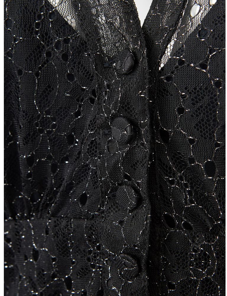 Lardini Black Nylon Casual Dress Zwart