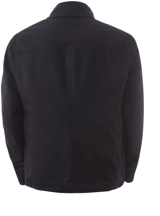 Lardini Blue Wool Coat Blauw