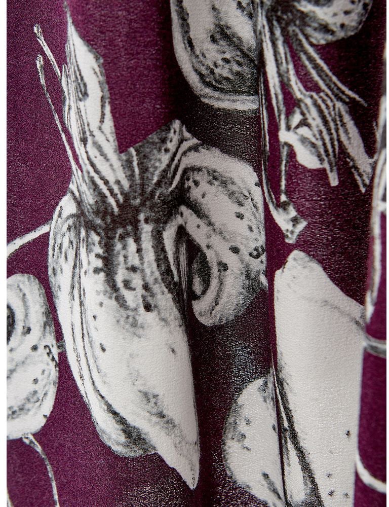 Lardini Purple Viscose Casual Dress Paars