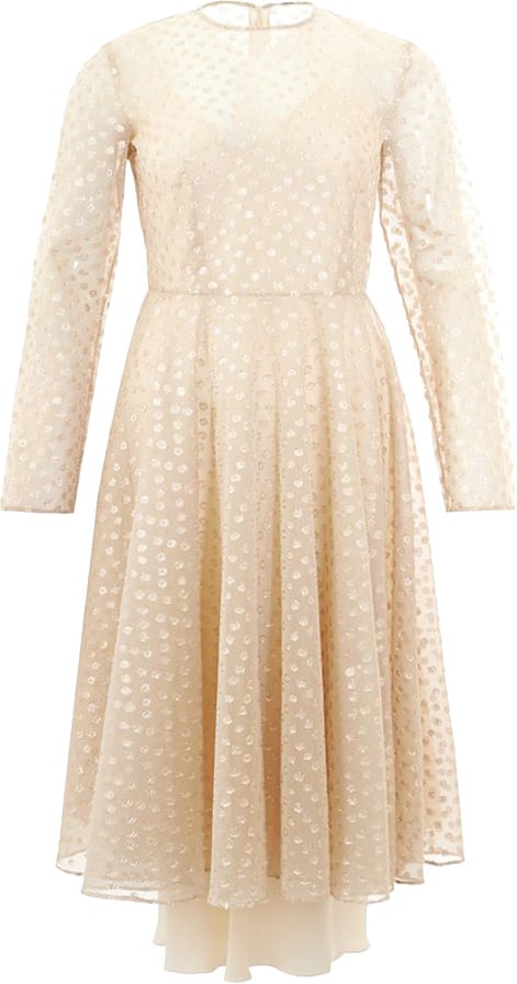 Lardini Beige Cotton Cocktail Dress Beige