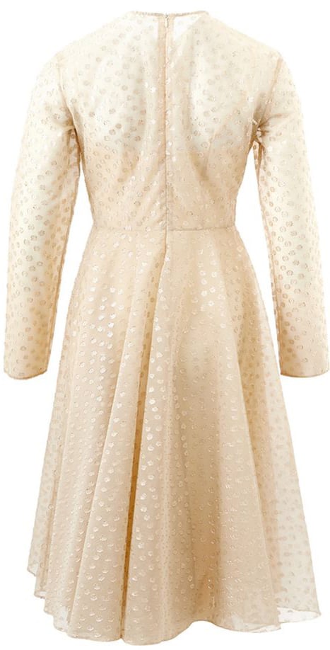Lardini Beige Cotton Cocktail Dress Beige