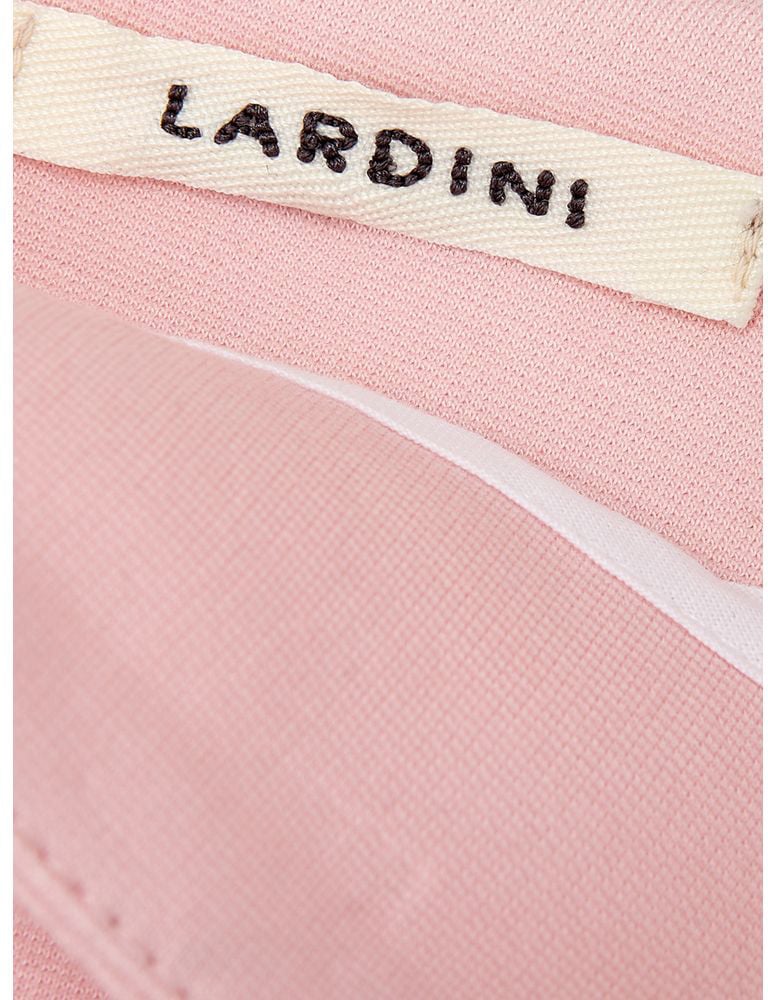 Lardini Pink Viscose Pants Roze