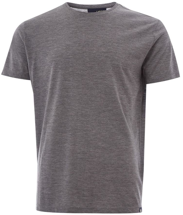 Lardini Lardini Gray Wool T-Shirt Grijs