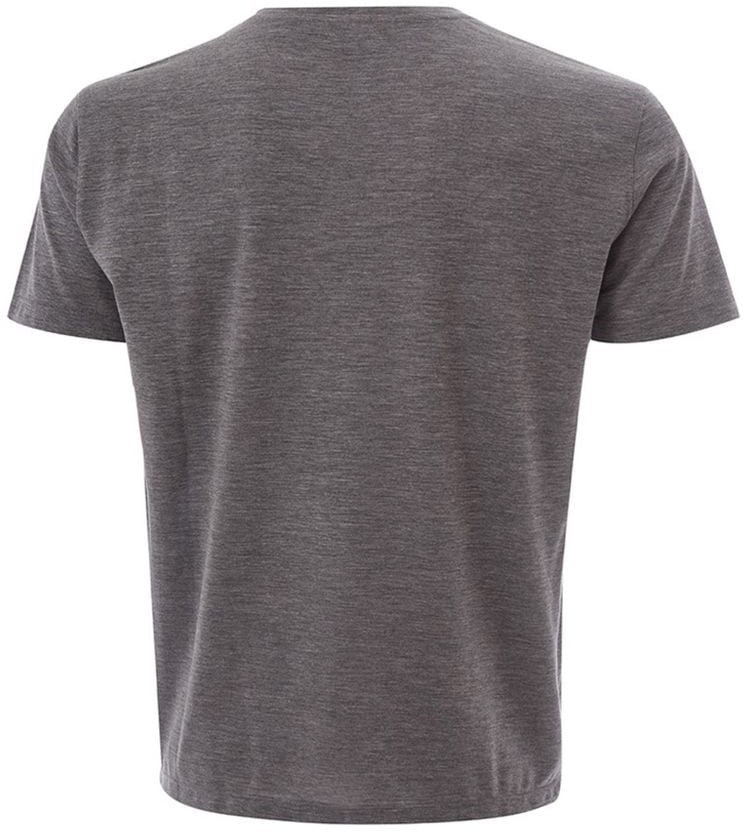 Lardini Lardini Gray Wool T-Shirt Grijs