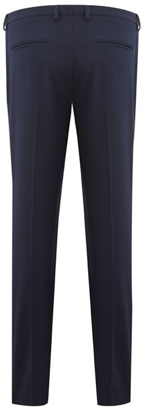 Lardini Blue Wool Dress Pants Blauw