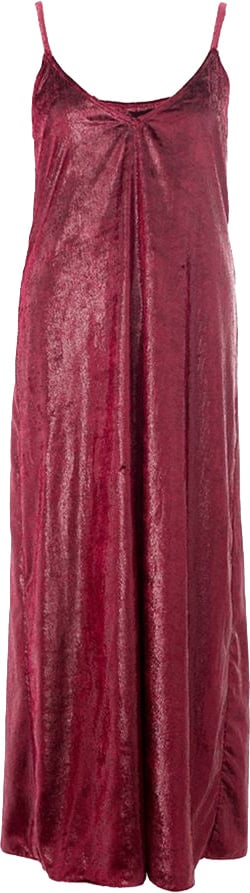 Lardini Bordeaux Polyester Cocktail Dress Maroon